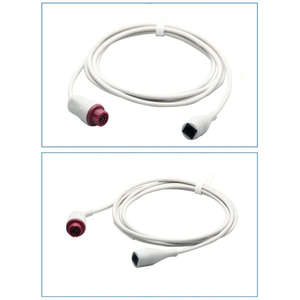 Kangeryyou O E M Invasive Pressure Cable Medical Consumable Product for Mindray T5 and for Abbott Pressure Sensor