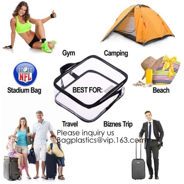 TSA Approved Toiletry Bag - Clear Travel Bag for Men and Women to Carry on your Makeup and Toiletries, bagease, bagplast