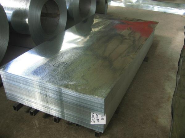 0.15mm 3.8mm Hot Dipped Galvanized Steel Sheet JIS G3302 SGCC Big Spangle