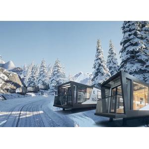 Подгонянная светлая гостиница ледника дома железного каркаса идеальная для дружественных к Эко убежищ