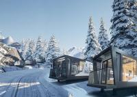 Hôtel léger adapté aux besoins du client de glacier de Chambre de cadre en acier parfait pour des fuites qui respecte l'environnement