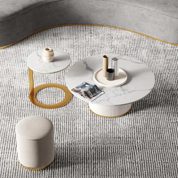 40cm Round Rock Coffee Table