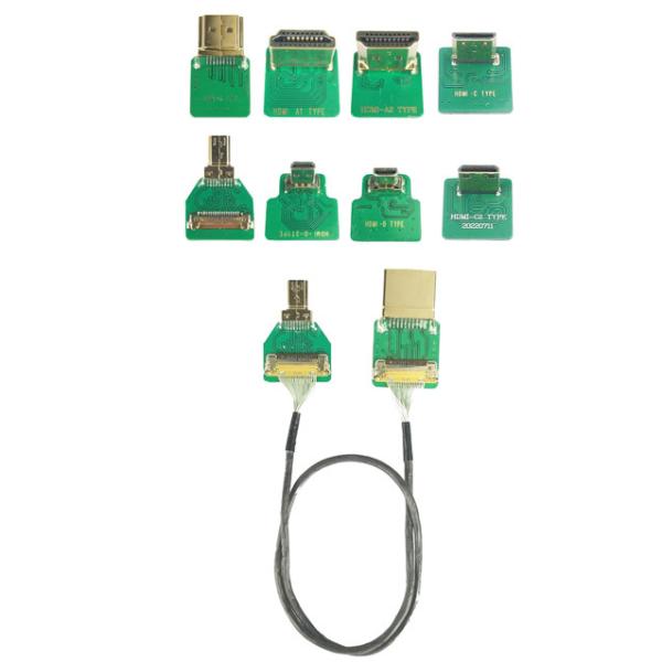 Адаптеры соединителей ®-VS 20525-020E-02 до 0,4 мм Pitch Hd Hdmi Adapter Type mini Hdmi-C