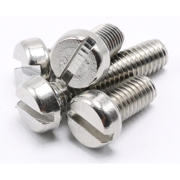 18-8 Stainless Steel Slotted Drive Fillister Head Screws ASME B18.6.3 Slotted Drive Fillister Head Slotted Screws