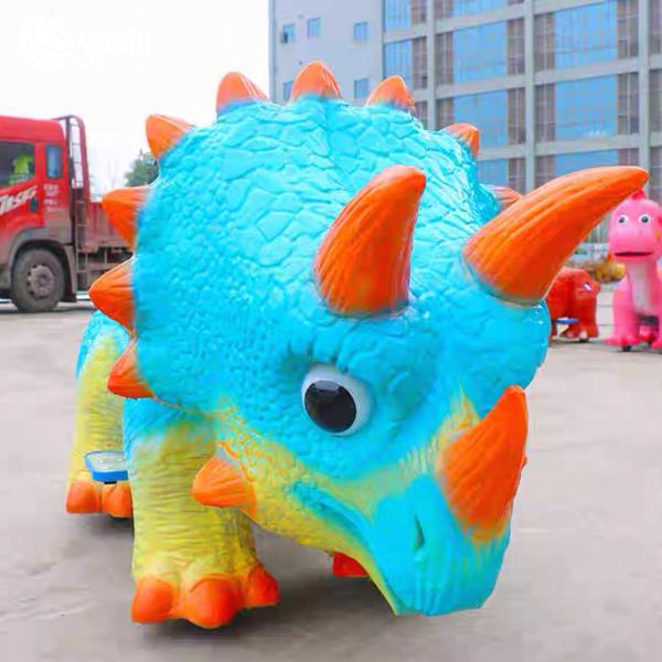 Children'S Electric Rideable Dinosaur Bumper Car For Night Market Stalls