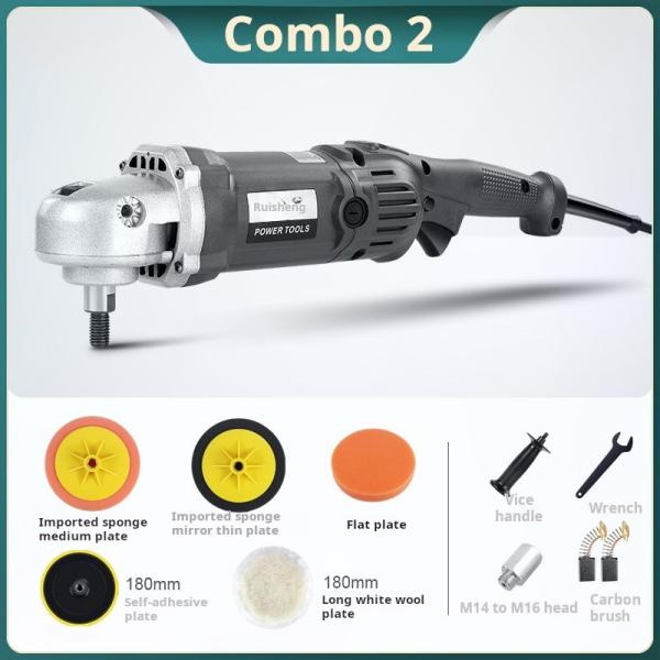 8 vitesses démarrage en douceur machines de polissage électriques 220V Disque électrique mini tampon