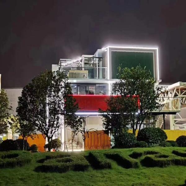 Полная настройка 3 спальни сборный дом виллы для наружного хранения и жилого пространства