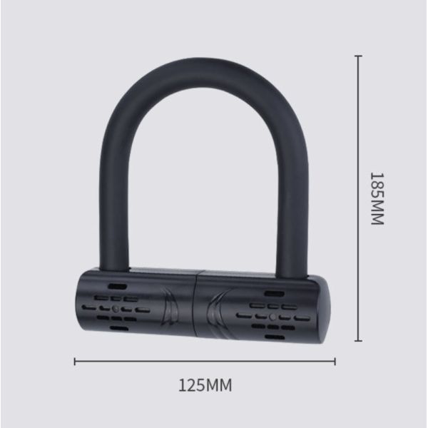 New Wholesale Zinc Alloy Anti-Theft Key Lock for Bicycle Electric Motorcycle Portable Small Chain Lock