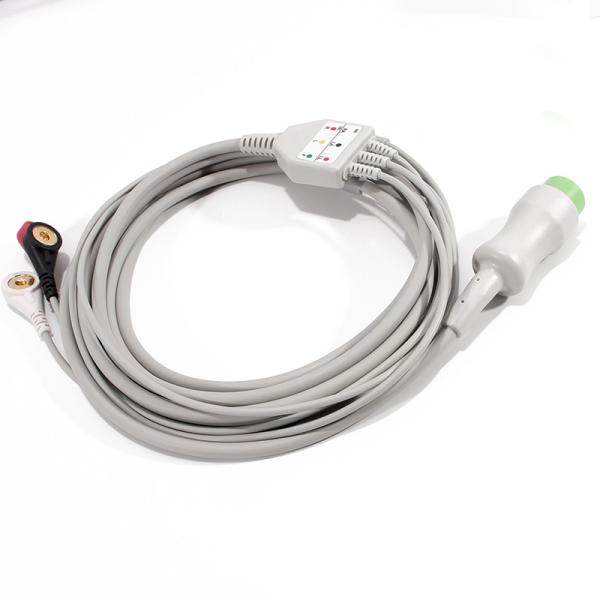 Mindray T8 IPM 9800 IPM6 ECG Patient Cable 3 Lead One Piece