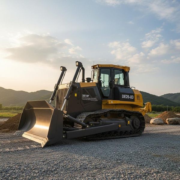 Electric Bulldozer DE26-X3 with 260 HP Motor, CATL Battery, and Closed-center Load Sensing Hydraulic System for Sustainable Construction/crawler bulldozer for sale