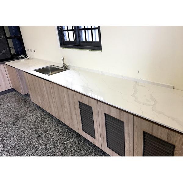 Calacatta White Marble Engineered Stone Искусственная кварцевая каменная плита