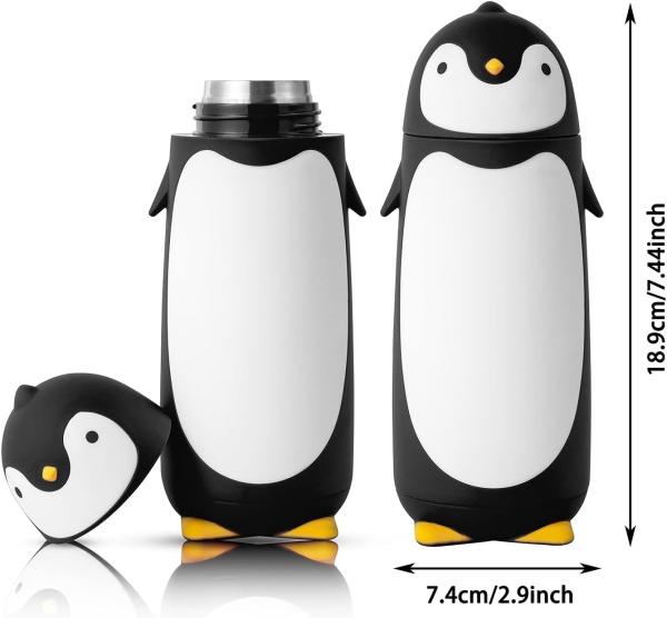 Pinguim de aço inoxidável Balsas isoladas a vácuo Taça de viagem Chá garrafa de água garrafa de café
