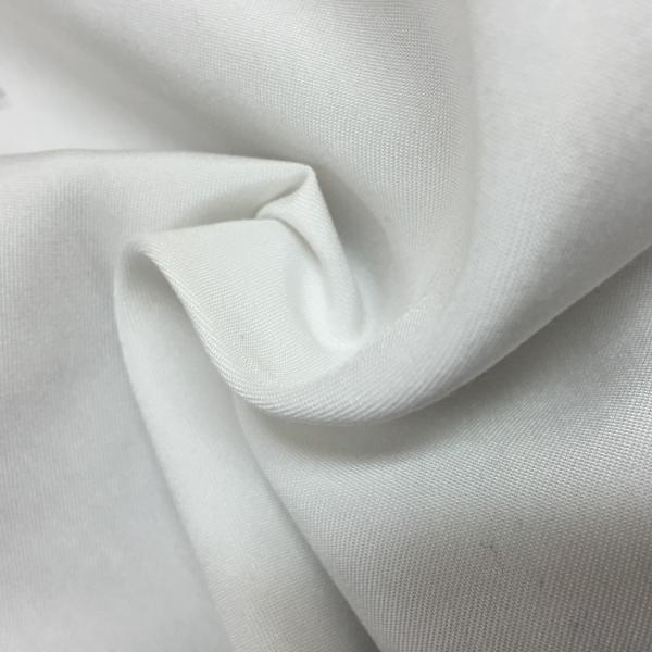 White Lightweight Rayon Fabric 100 Rayon Fabric 63 Width For Garments / Pants