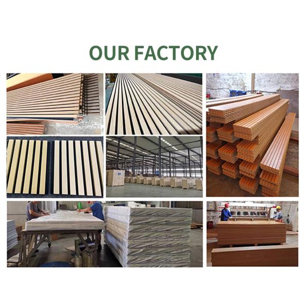 Специализированный язык и рвота Край деревянный рвоты акустической панели для офисной отделки