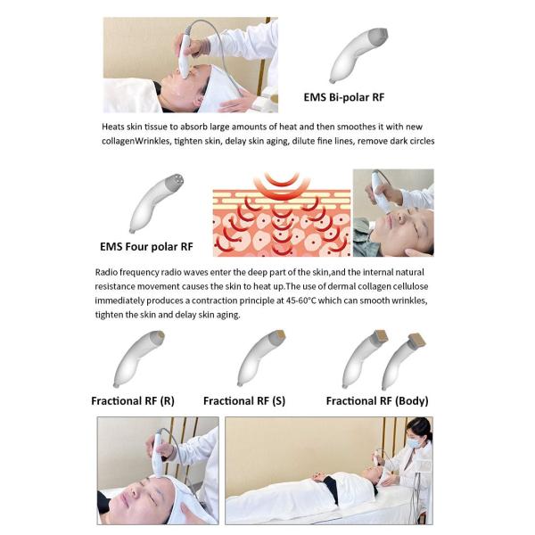 Professional Hydrodermabrasion Hydro Facial Machine 13 In 1 Fractional RF Radio Frequency Skin Tightening Treatment