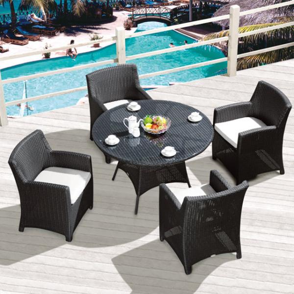 4 Piece Dining Room Furniture Set Outdoor Table and Chairs for Home Furniture