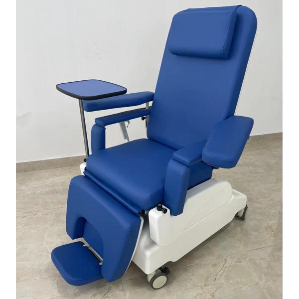 Premium Electric Blood Collection & Chemotherapy Chair Easy Clean Vinyl Upholstery