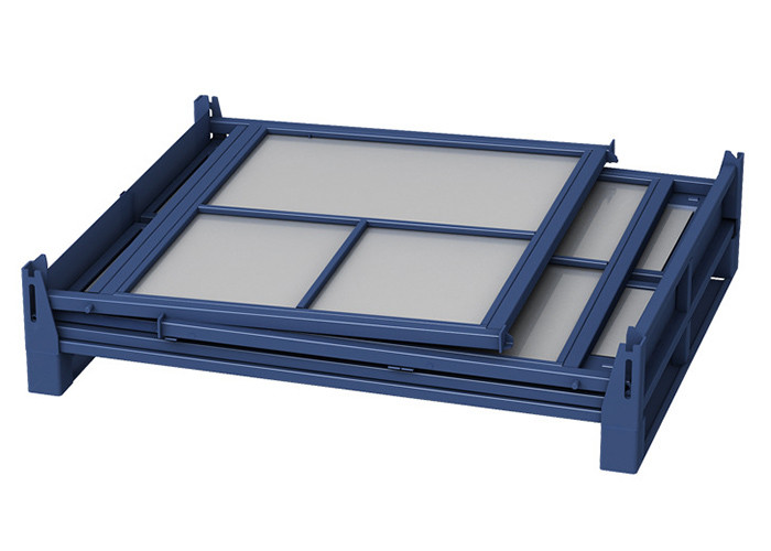Складный пластиковый Stillage коробки паллета Stackable с подкладками PP