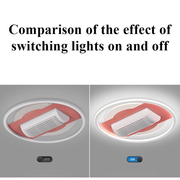 Manufacturer Remote Control Home Ceiling Fans 45W LED Silent Ceiling Fan With Light