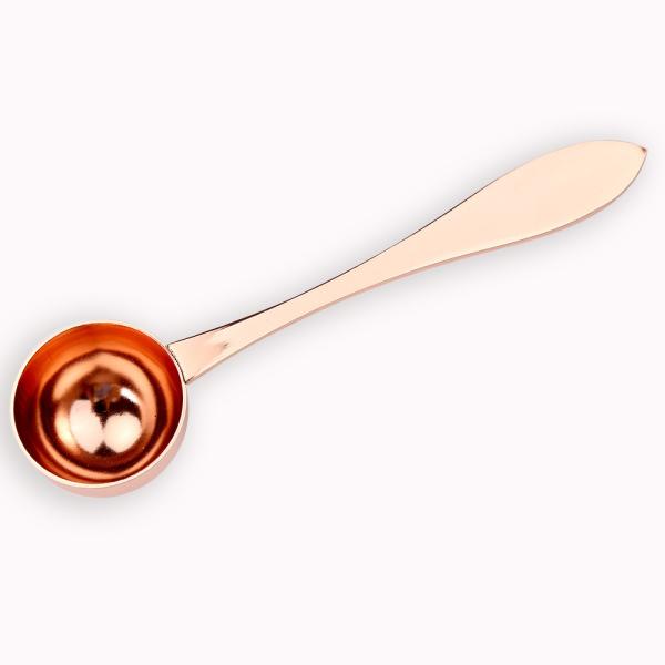 Rose Gold 304 Stainless Steel Coffee Tablespoon Mirror Polished 15ml Measuring Scoop