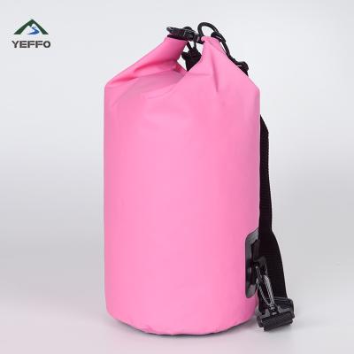 Sac sec léger imperméable au sac 10L 15L 20L de camping épais de la bâche 500D