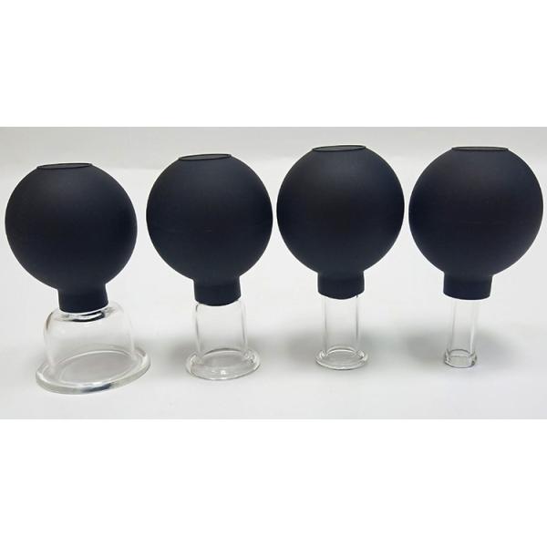 Class I Glass Silicone Jars Cupping Therapy Set for Face Skin Lift Certification Other