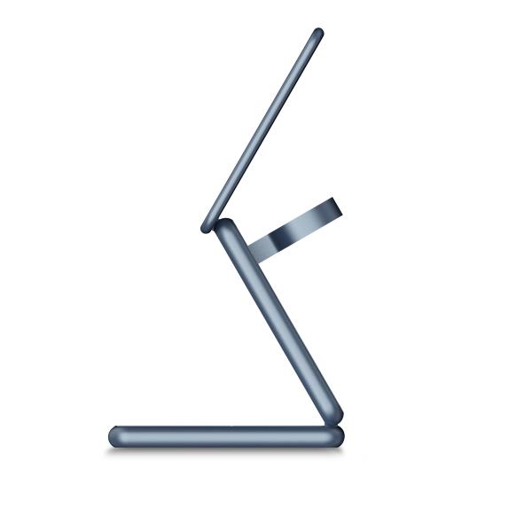 Алюминиевый сплав Металлический беспроводный зарядный держатель 15w Телефон зарядный стенд для часов