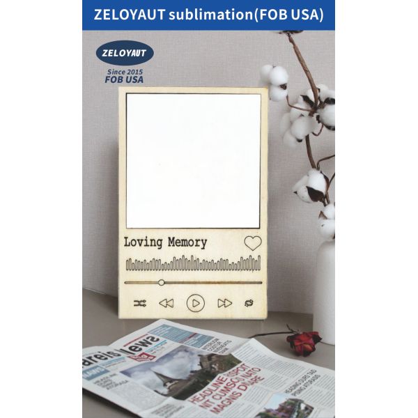 Sublimation Exquisite Handcrafted Vintage MDF Photo Frame 14x9cm - Perfect for Cherishing and Sharing Precious Memories Gift
