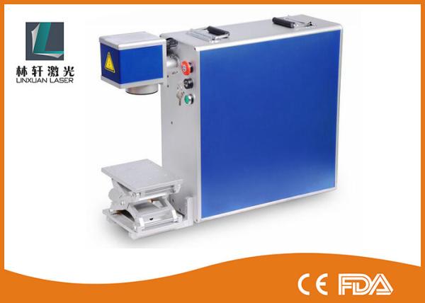 Lamp Bulb Metal Laser Engraver , 200 * 200MM Marking Area Laser Engraving Equipment