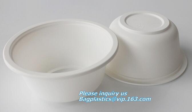 Крышка подноса еды круга кукурузного крахмала Dinnerware Eco приготовления уроков еды дружелюбная Biodegradable