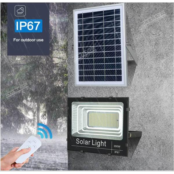 200W Solar Panel Flood Light LED Solar Flood Light for Outdoor Waterproof and Durable