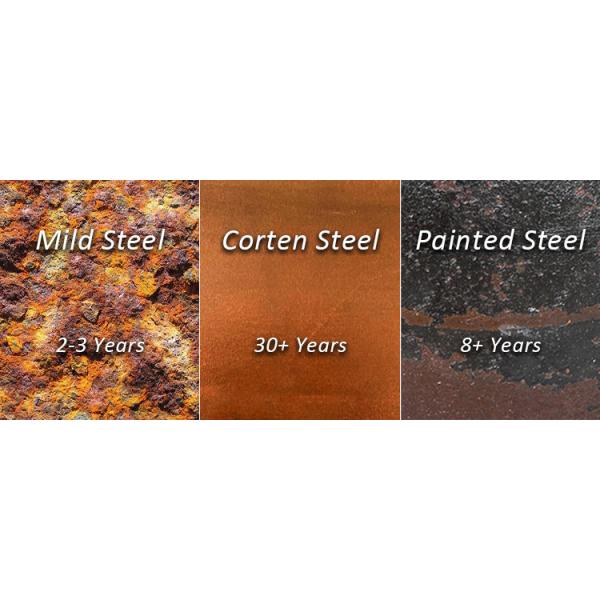 Home Decoration Corten Steel Waterfall Fountain*1800mm Customized