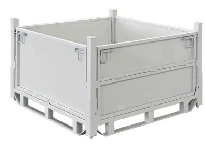 Gaiolas de aço da pálete das anti caixas do Stillage da ponta 1140x1140mm