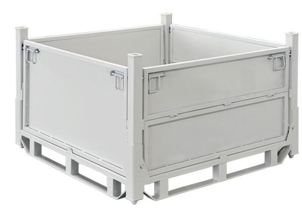 Gaiolas de aço da pálete das anti caixas do Stillage da ponta 1140x1140mm