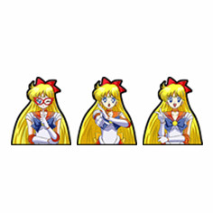 Мультфильмы наклейки водонепроницаемые наклейки аниме 3D линзообразный аниме наклейка для автомобиля ноутбук холодильник