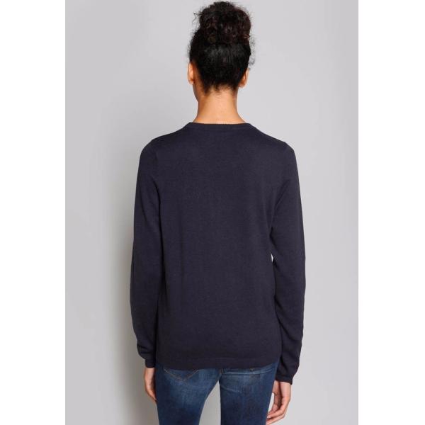 WOMEN'S 100% COTTON APPLIQUE EMBROIDERY KNITTED SWEATER ( PULLOVER )
