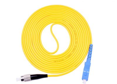 Single Mode Multi Mode ST To ST Simplex Fiber Optic Communication Cable 1m