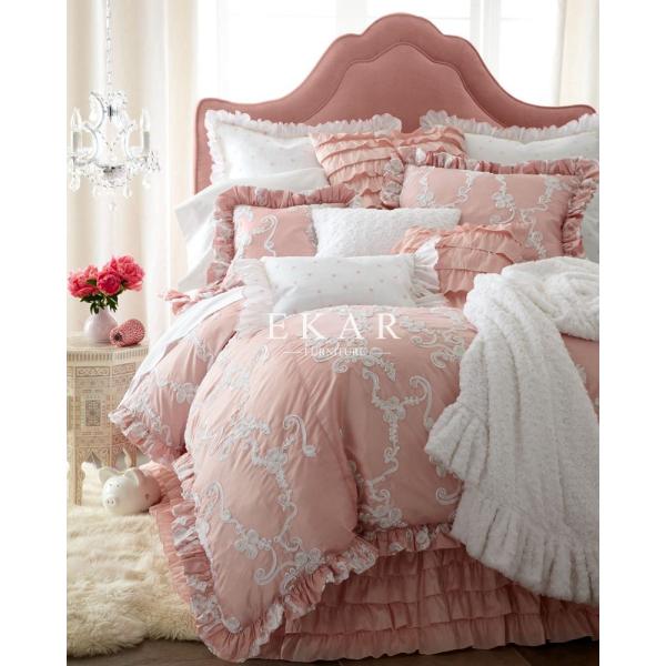 Hot Selling Modern Fabric Upholstered Bedroom Bed For Girl