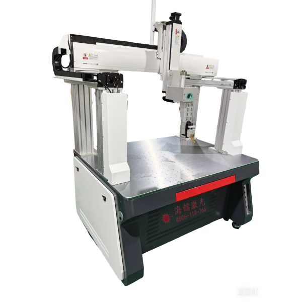 CNC Gantry Laser Welder with CCD Vision and 0.1mm Precision Spot | 0.1mm laser spot gantry welder | automatic alignment gantry laser welder