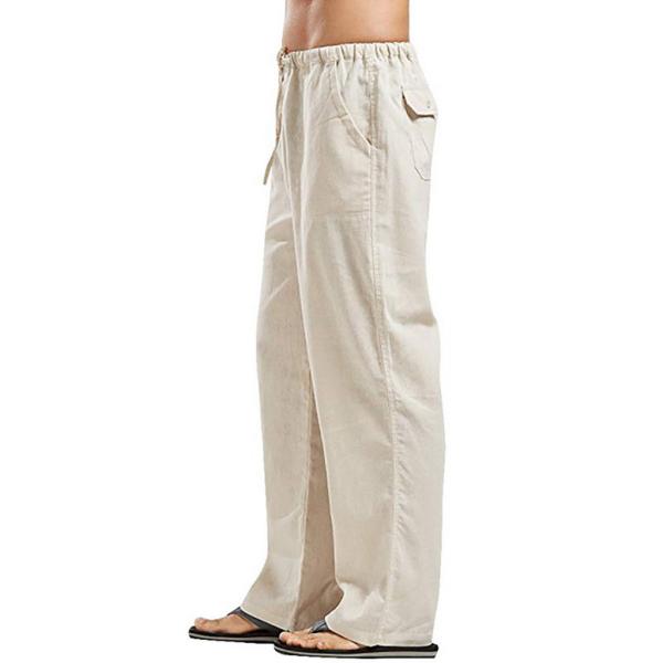 Men's Anti-pilling Cargo Sweatpants Autumn Waterproof Pants with Flat Front Style