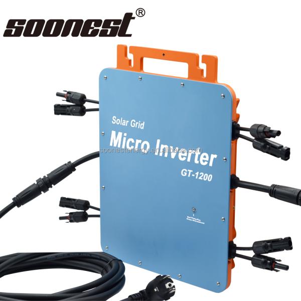 800W 1200W Solar Panel With Micro Inverter Golden Supplier Solar System Micro Inverter Specifications Low Price Micro Inverter S