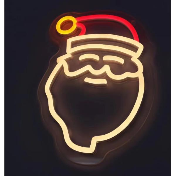 Customization Wedding Decorative Christmas Hat Shaped Led Neon Sign Led Light