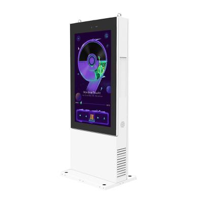 75 Outdoor Lcd Digital Signage High Brightness Waterproof Wide Viewing Angle