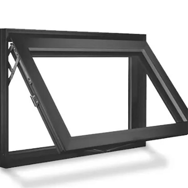 Fim SKATE Preto e Branco Duplo Vidrado Alumínio Alloy Awning Windows com 8-Way Seal