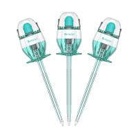Chirurgien 75 mm longueur chirurgie abdominale sans lame utilise une trocar optique jetable