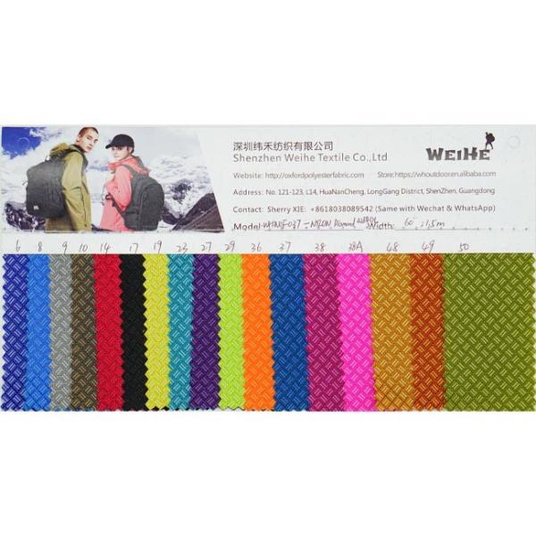 Swash Diamond Lattice 100% Polyamide Waterproof Nylon Oxford Fabric Woven For Bag
