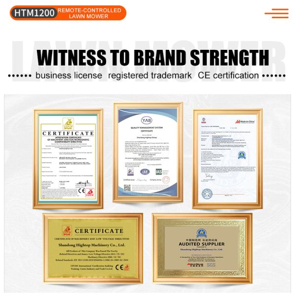 HTM1200 Intelligent Remote-Controlled Lawn Mower