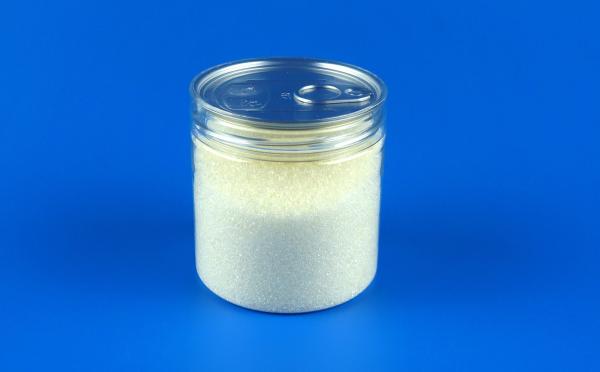 Reusable Clear Plastic Jars High Durability Cylindrical Shape 73MM Caliber