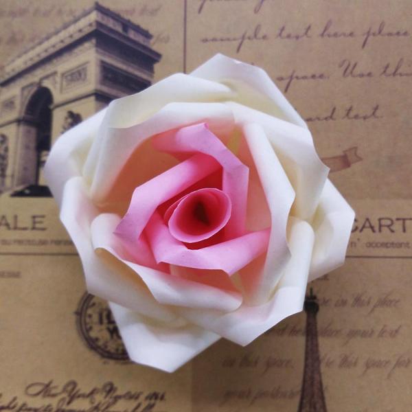 DIY Wedding Small Fabric Craft Flowers 8 Colors Decorative Flat On Back