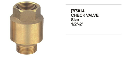 Vertical Forged 1 Inch Check Valve Brass INOJY5000 Series 1/2inch - 4inch Brass Check Valve